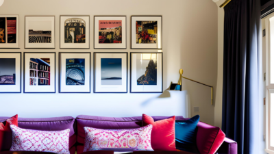 jak przykleic plakat do sciany szybko latwo i tanio?