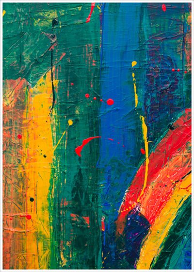 Plakat Barwne warstwy