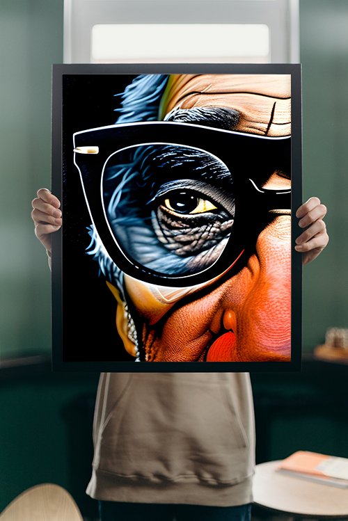 Plakat Ciemne oko kompozycja