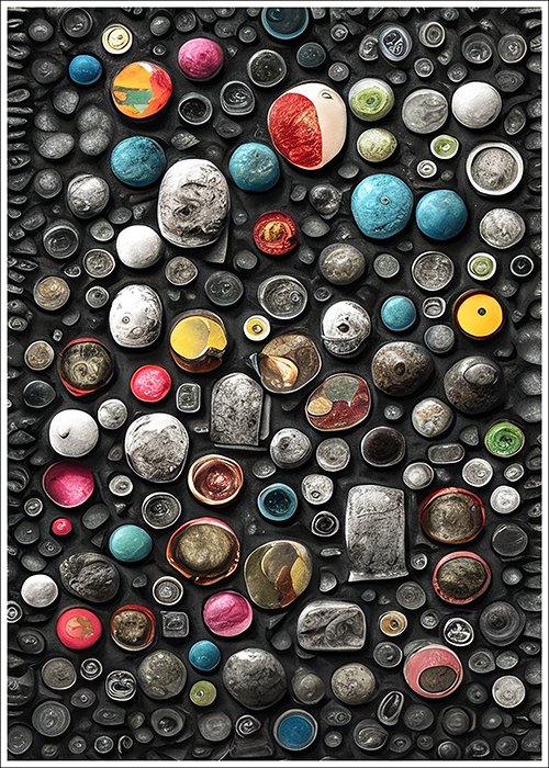 Plakat Kamyki artystycznie