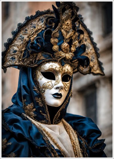 Plakat Kobieta w masce 2