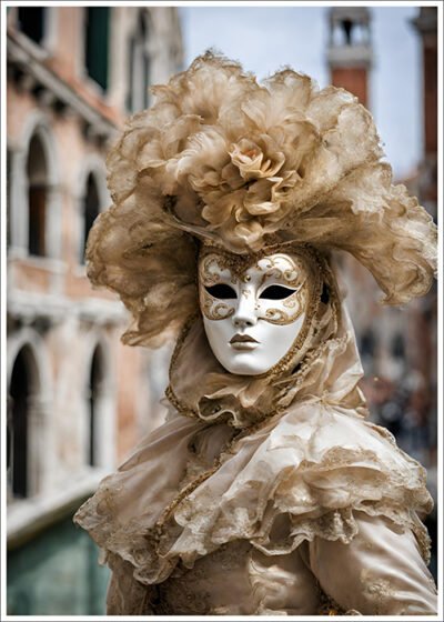 Plakat Kobieta w masce 3