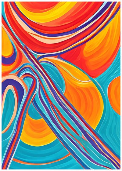 Plakat Kolorowy obraz