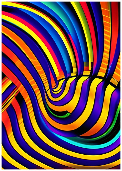 Plakat Kolorowy świat