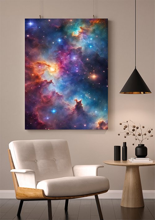 Plakat Kosmos 3 Kompozycja