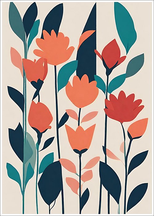 Plakat Kwiatowa kompozycja