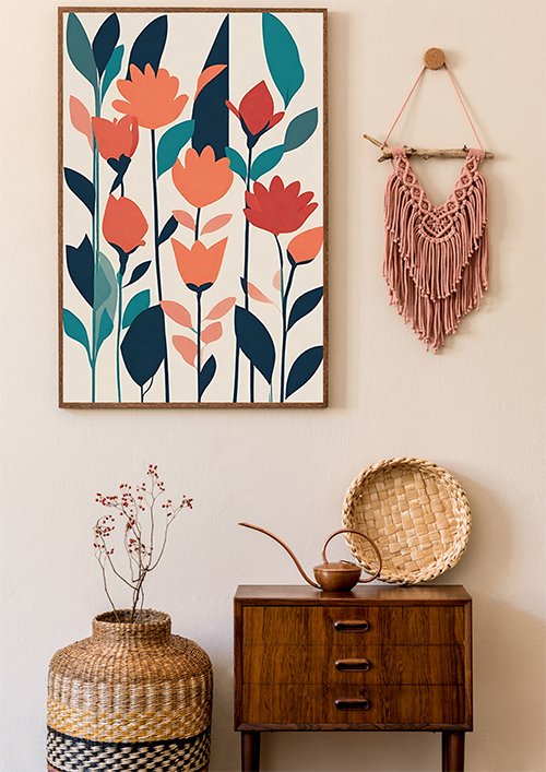 Plakat Kwiatowa kompozycja Kompozycja