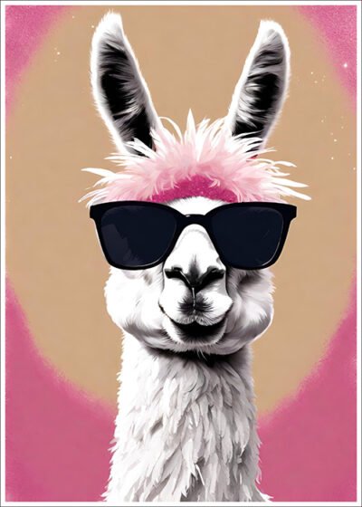 Plakat Lama krejzolka