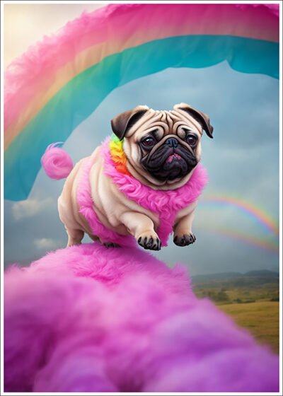 Plakat Latający mops