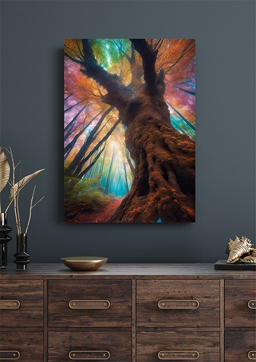 Plakat Magiczne drzewo Kompozycja