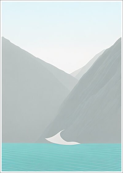 Plakat Minimalistyczna natura