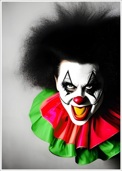 Plakat Straszny klaun