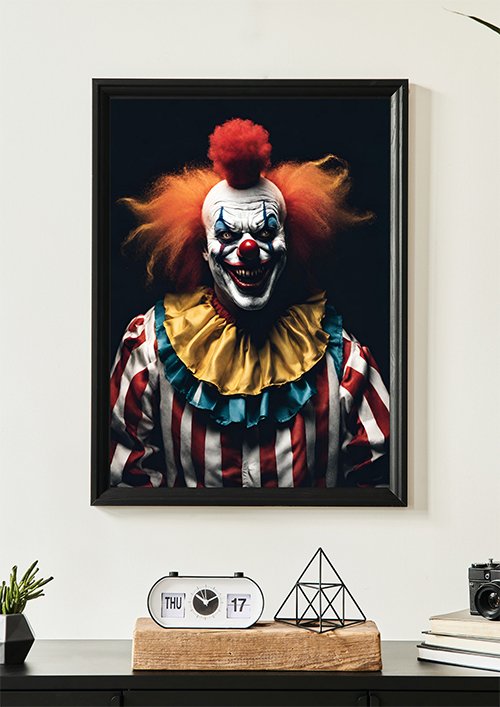 plakat_straszny_klaun_3 kompozycja