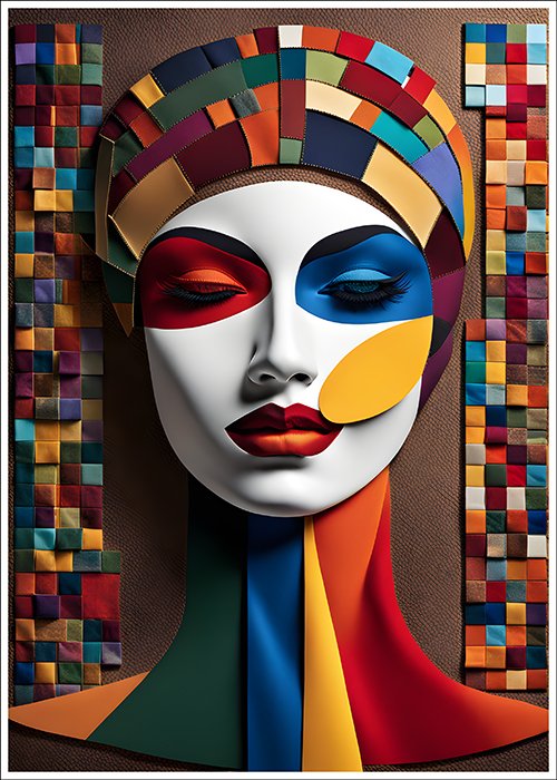 Plakat Aksamitna twarz