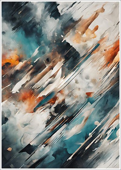 Plakat Barwne rozdarcia