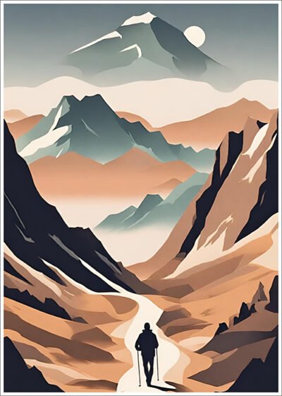 Plakat Długa wędrówka