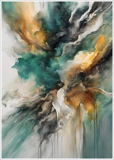 Plakat Dym pigmentów