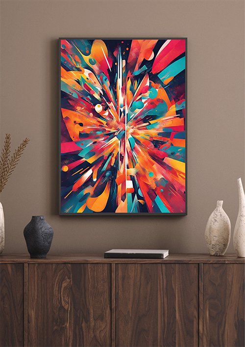 Plakat Eksplozja soczystych barw kompozycja