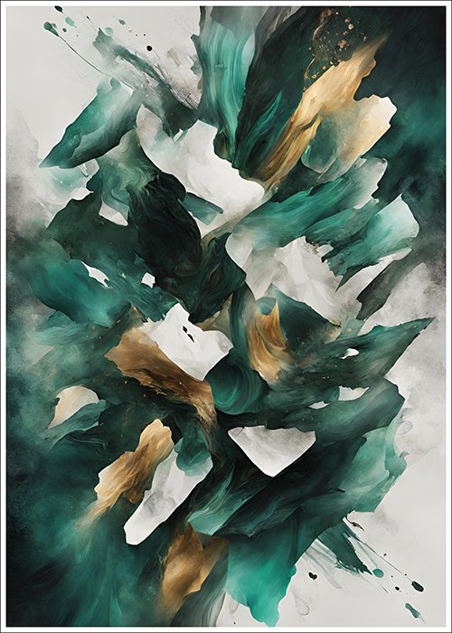 Plakat Elegancja kolorów