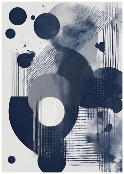 Plakat Granat i biel