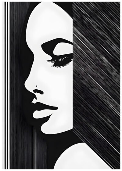 Plakat Kobieta milcząca