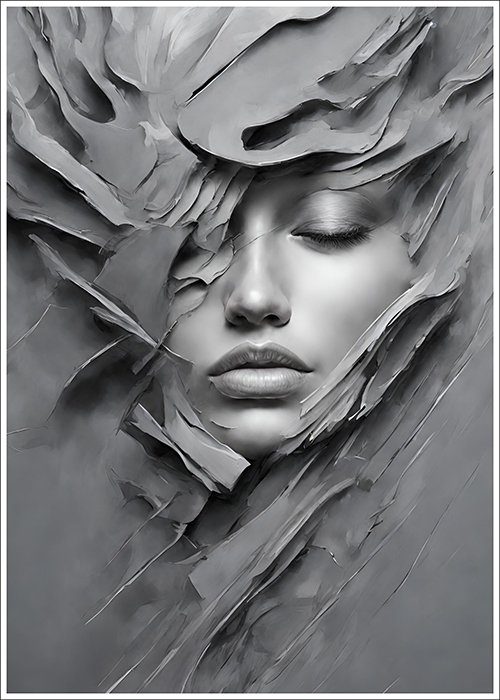 Plakat Kobieta ściana