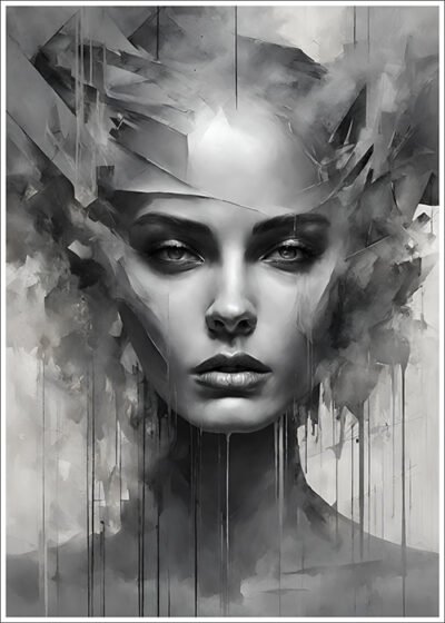 Plakat Kobieta topniejąca