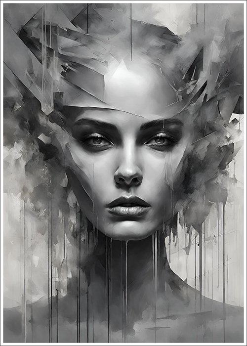 Plakat Kobieta topniejąca