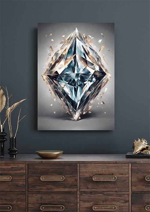 Plakat Kryształ kompozycja