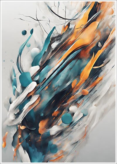 Plakat Lecące barwy