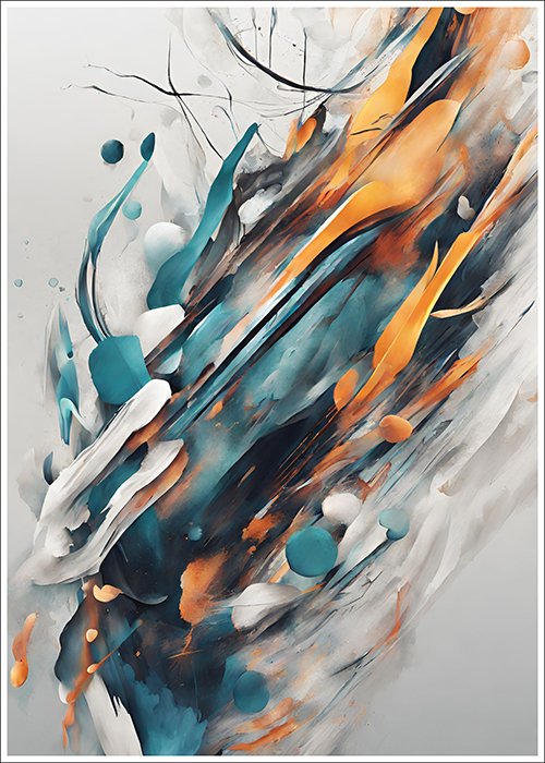 Plakat Lecące barwy