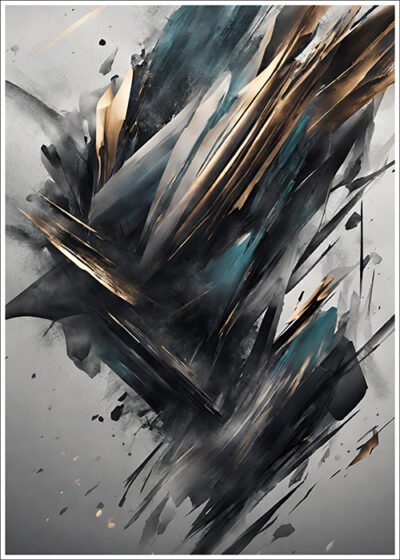 Plakat Mocna abstrakcja