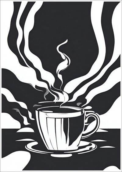 Plakat Mocna kawa