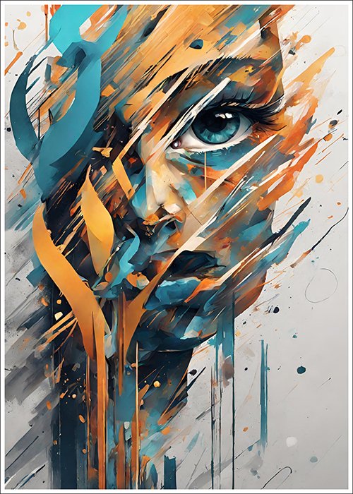 Plakat Nasycone spojrzenie