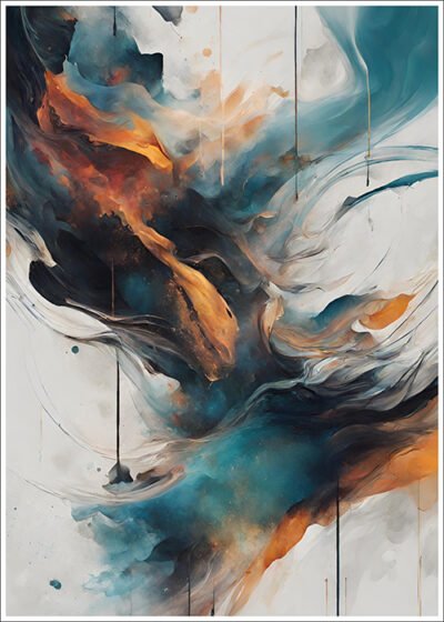 Plakat Płynne Barwy