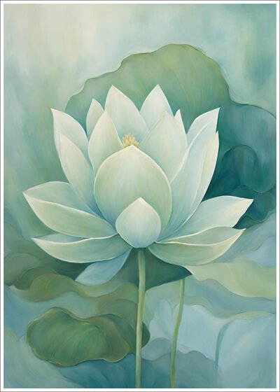 Plakat Rozkwitający kwiat