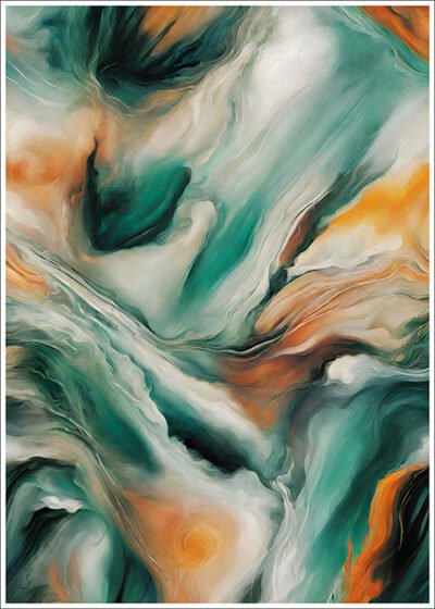 Plakat Rozmycie kolorów