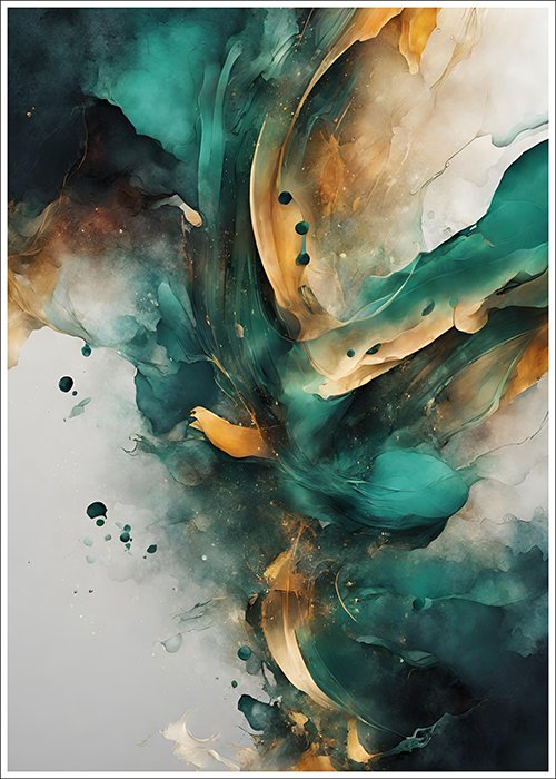 Plakat Roztańczone barwy