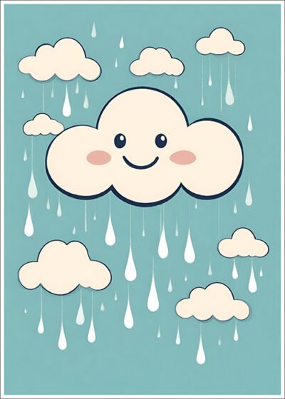 Plakat Słodka chmurka