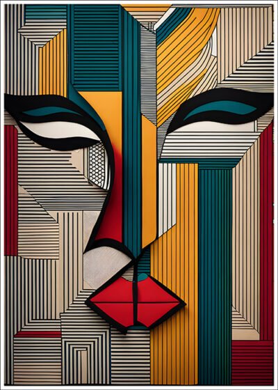 Plakat Stonowana maska