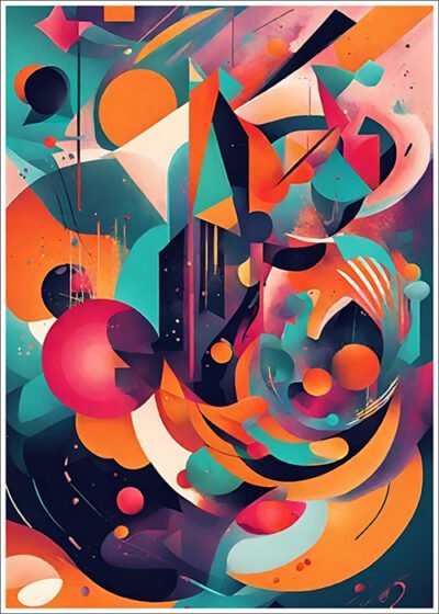 Plakat Wielobarwny spektakl