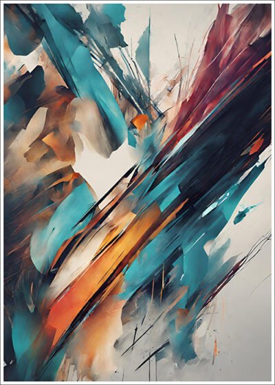 Plakat Wyraziste barwy