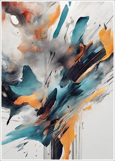 Plakat Wystrzał kolorów