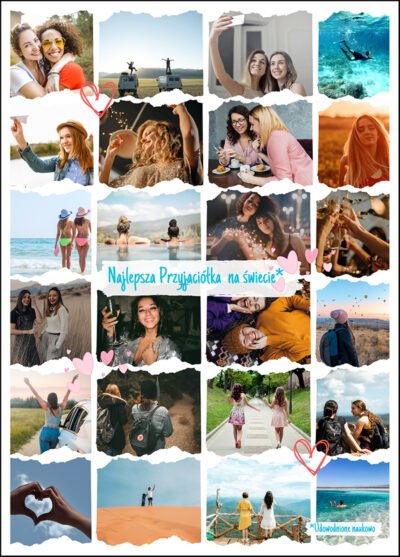 Kolaż ze zdjęć dla Przyjaciółki