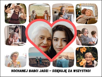 Kolaż na Dzień Babci - Dziękuję za wszystko!