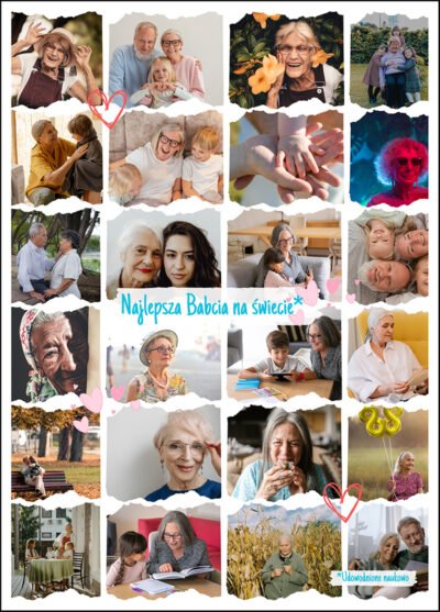 Kolaż Zdjęć dla Babci