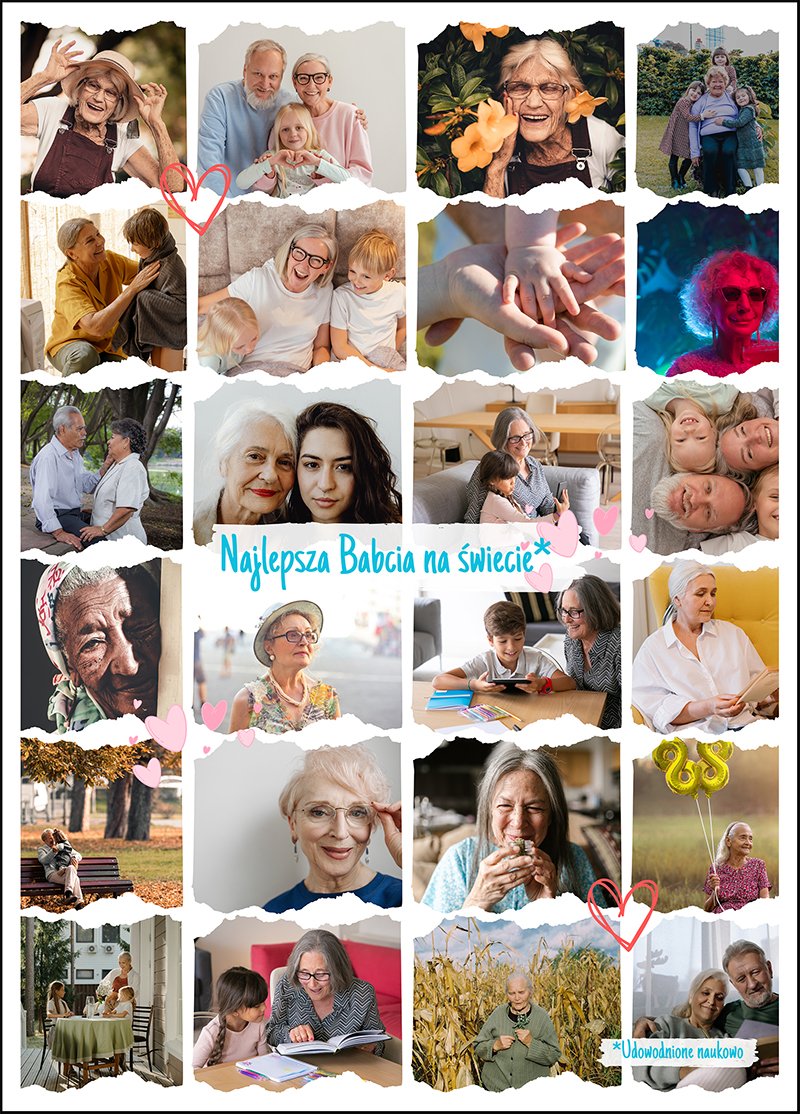 Kolaż Zdjęć dla Babci