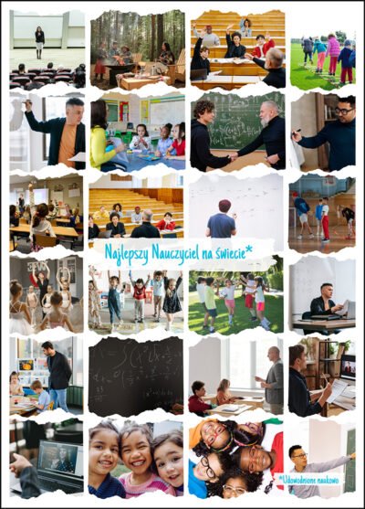 Kolaż zdjęć dla Nauczyciela