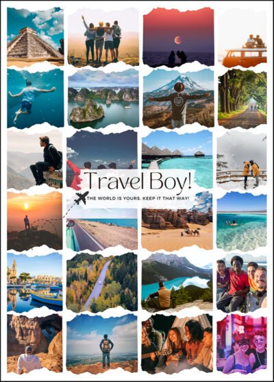 Kolaż zdjęć dla Podróżnika