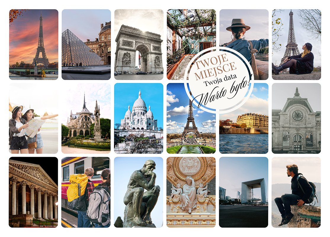 Kolaż zdjęć z wycieczki